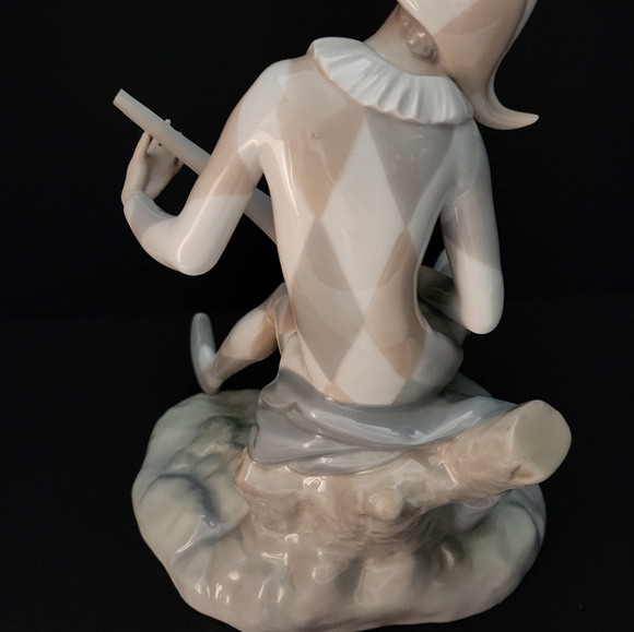 Llardo troubadour with mandolin. 10" porcelain figurine - Picture 4 of 8